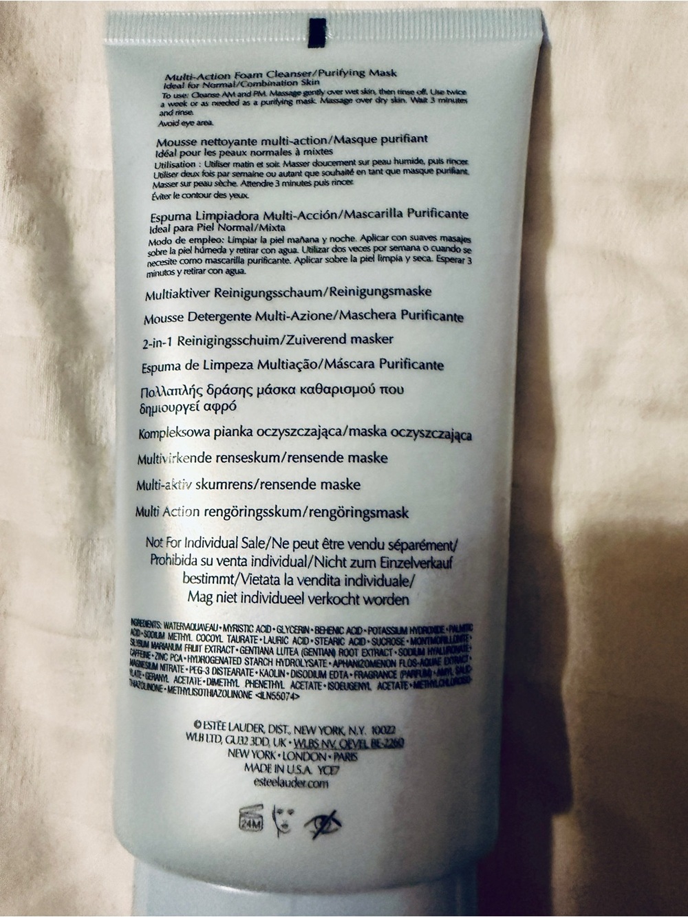 Estee Lauder Perfectly Clean Foam Cleanser - Mask NWT 5 oz - Picture 9 of 10